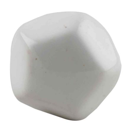 Solid White Octagon Ceramic Wine Stopper Online
